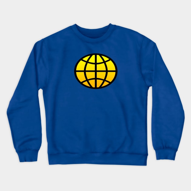 Captain Planet Chest Crewneck Sweatshirt by Glide ArtZ